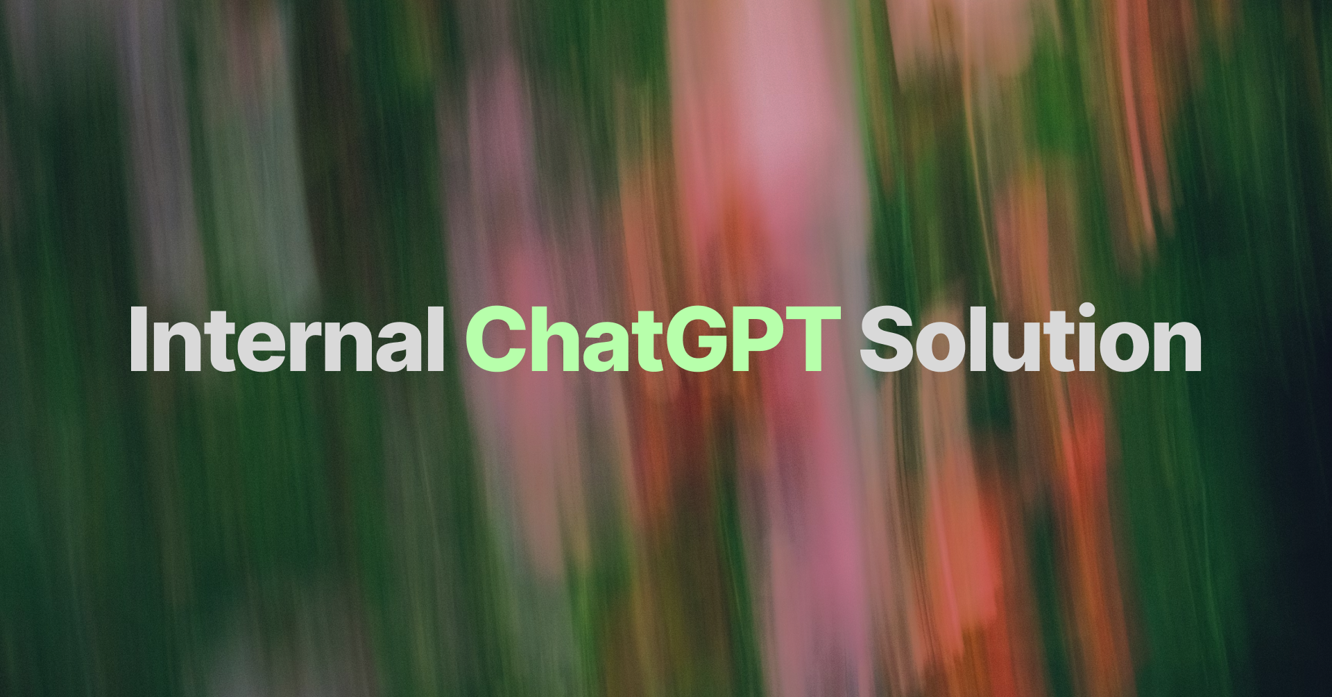 Internal-chatgpt-solution