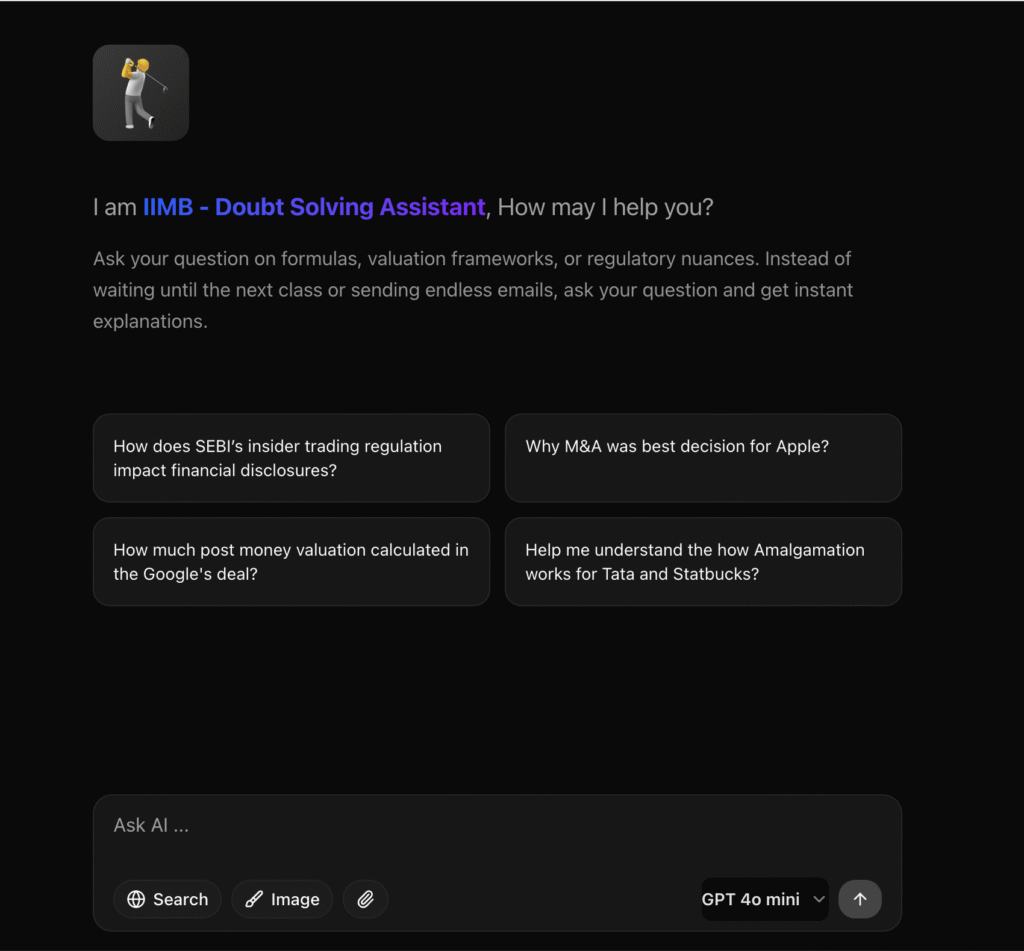 Doubt solving agent