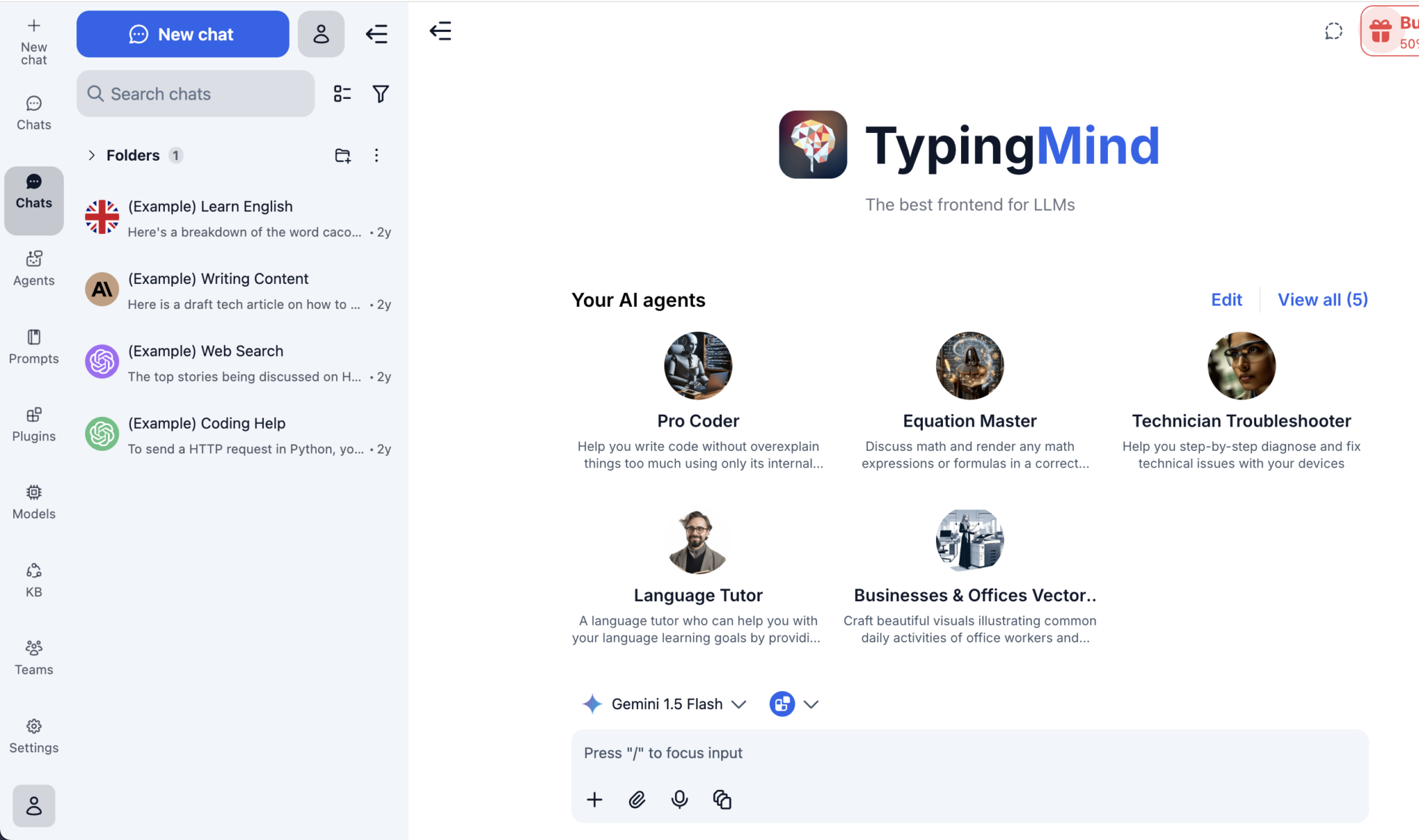 Top TypingMind Alternatives For SMBs